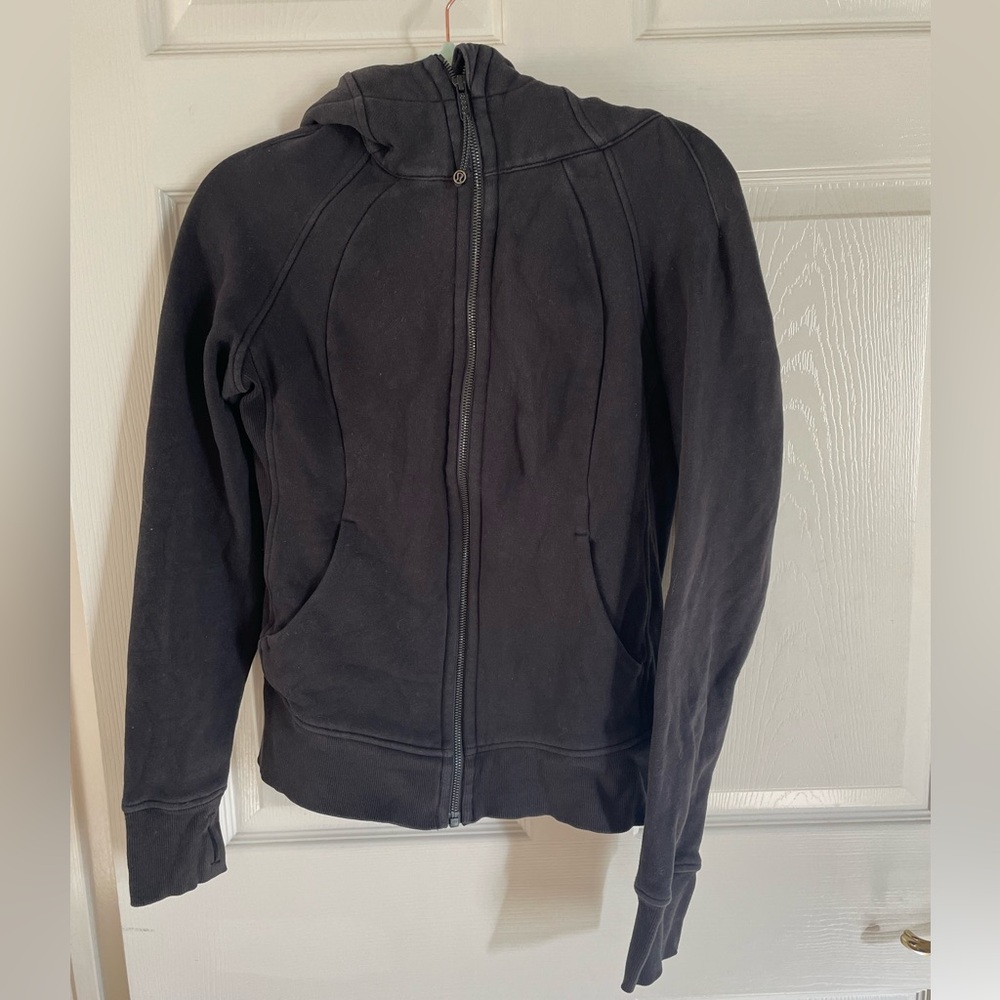 lululemon Black scuba Hoodie